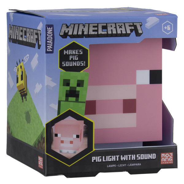 Светильник Minecraft: Pig (со звуком)