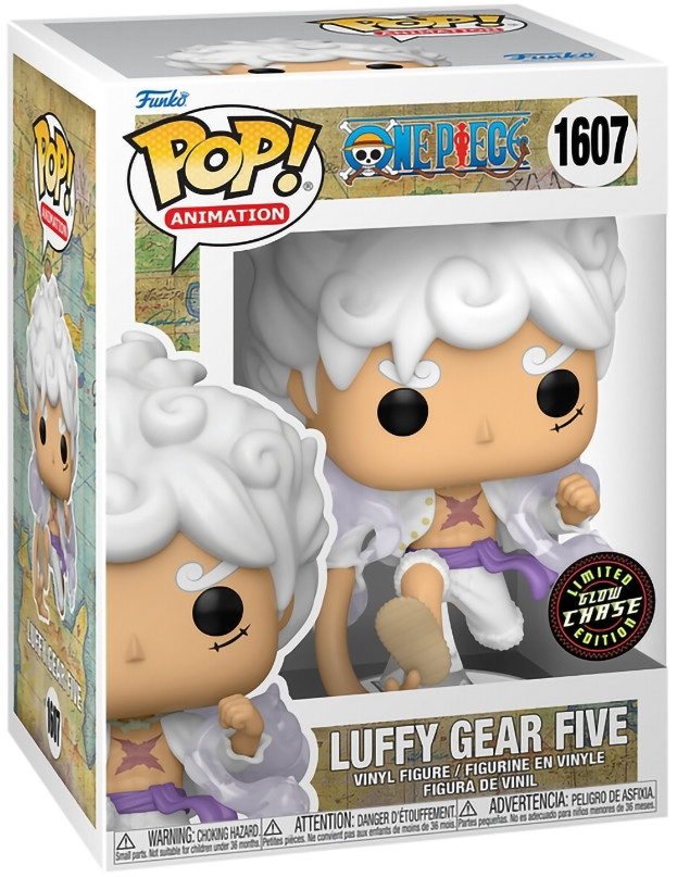  Funko POP Animation: One Piece  Luffy Gear Five [Glow In The Dark] With Chase (9,5 )