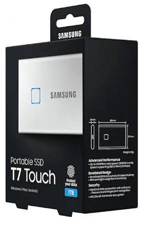   Samsung SSD T7 Touch 1TB USB Type-C ()