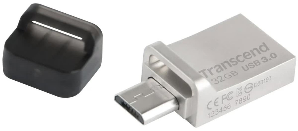 Флеш-накопитель Transcend JetFlash 880 Silver Plating 32GB