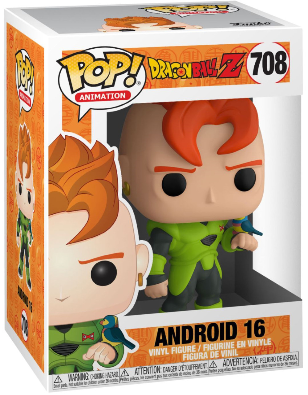  Funko POP Animation: Dragon Ball Z Series 7  Android 16 (9,5 )
