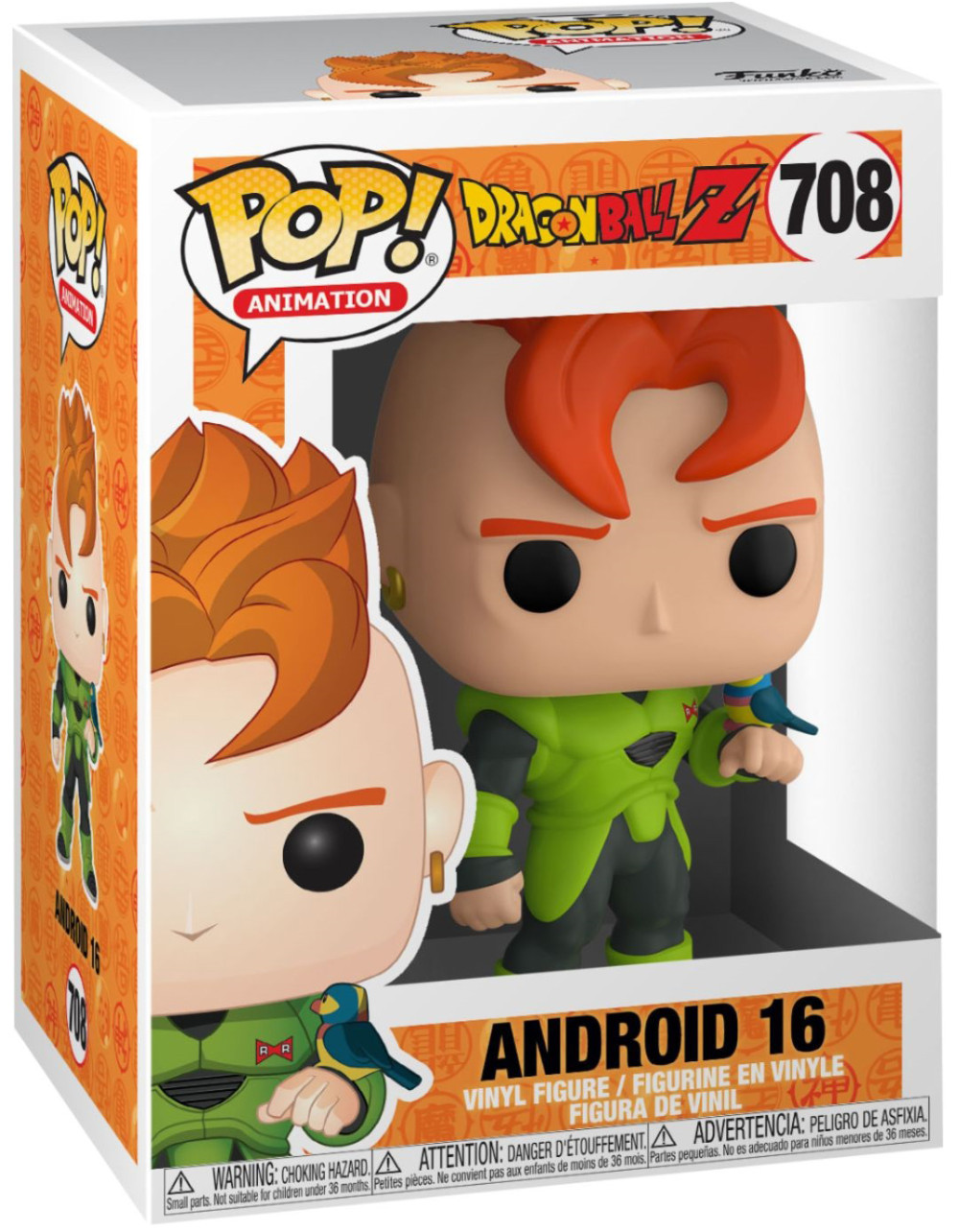 ������� Funko POP Animation: Dragon Ball Z Series 7 � Android 16 (9,5 ��)