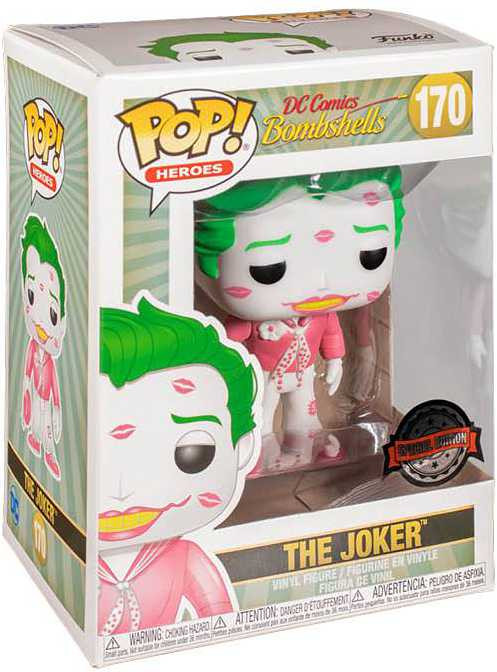  Funko POP Heroes: DC Comics Bombshells – The Joker With Kisses In Pink Exclusive (9,5 )