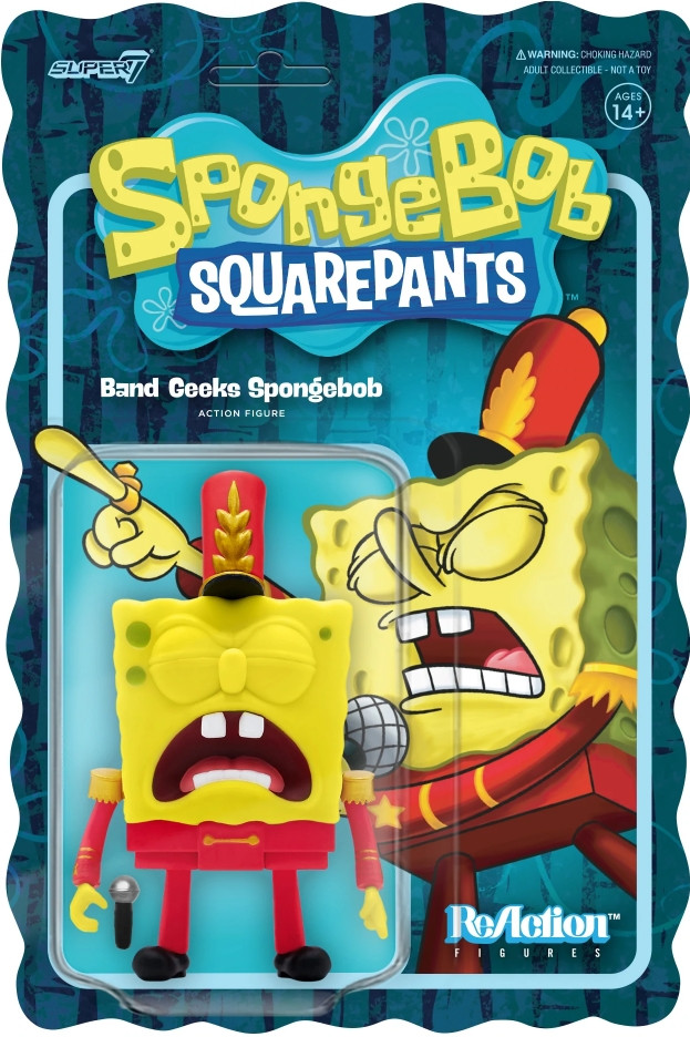  ReAction Figure Spongebob Squarepants: Band Geeks Spongebob Wave 2 (9 )