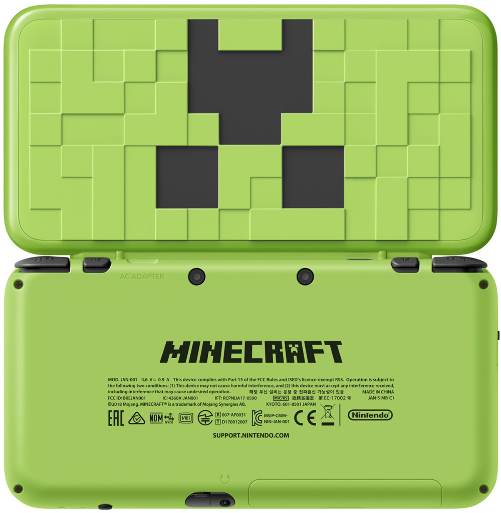   New Nintendo 2DS XL Creeper () +  Minecraft