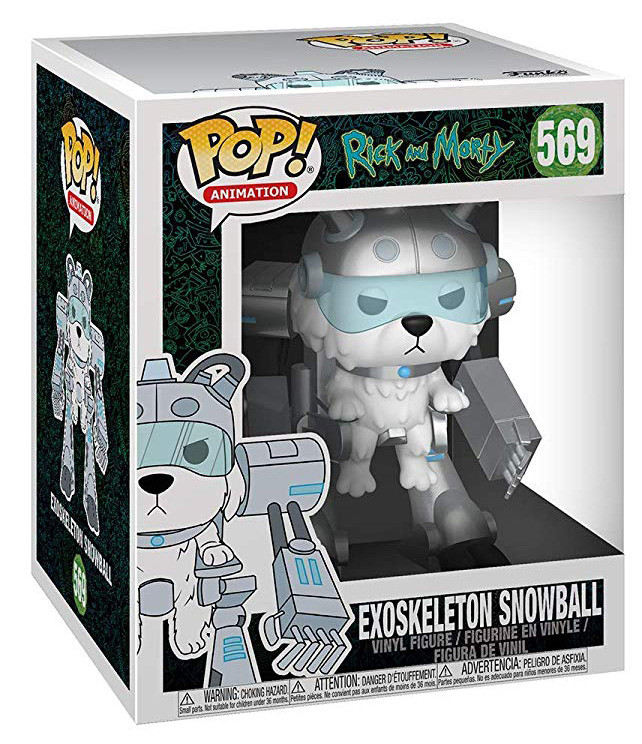 Фигурка Funko POP Animation: Rick And Morty – Exoskeleton Snowball (15,24 см)