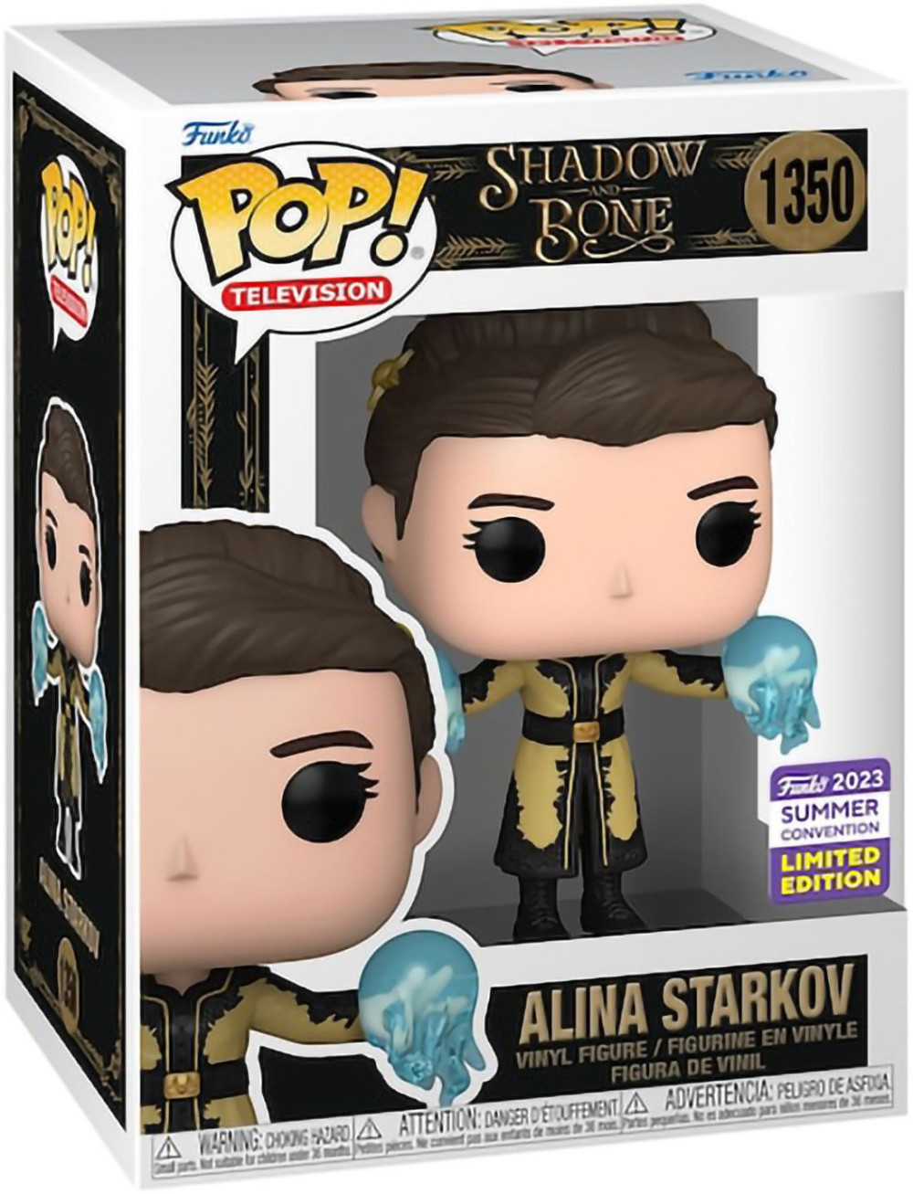 ������� Funko POP Television: Shadow & Bone � Alina Starkov in Gold/Sun Summoner San Diego Comic Con 2023 Exclusive (9,5 ��)