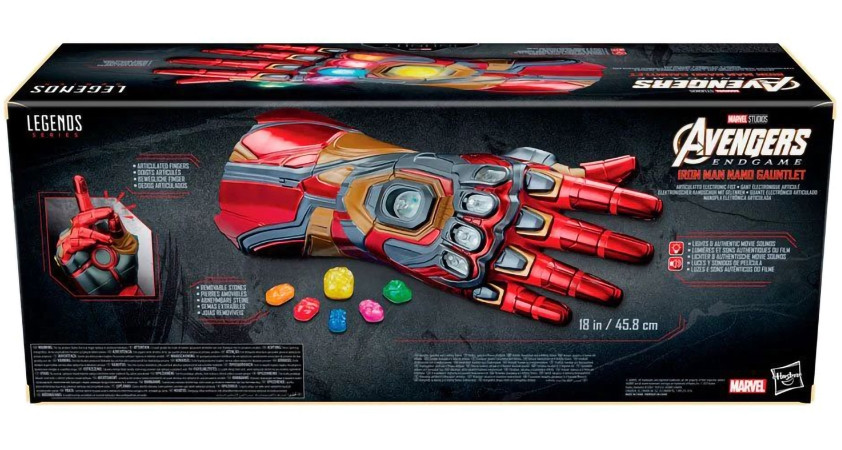   Marvel: Avengers  Iron Man Nano Gauntlet Legends Series