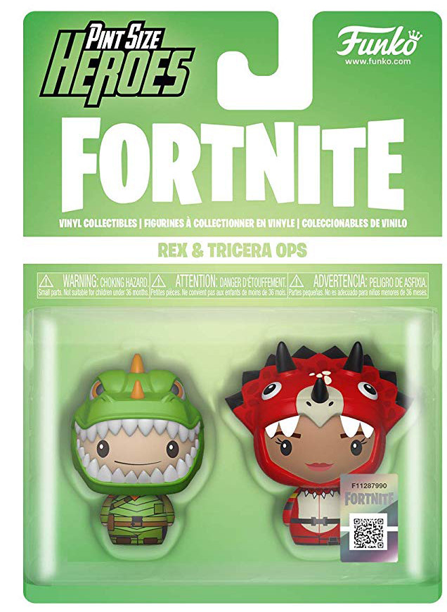  Funko Pint Size Heroes: Fortnite  Rex + Tricera Ops (2-Pack)