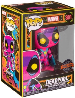 Фигурка Funko POP Animation: Marvel – Deadpool Blacklight Exclusive (9,5 см)