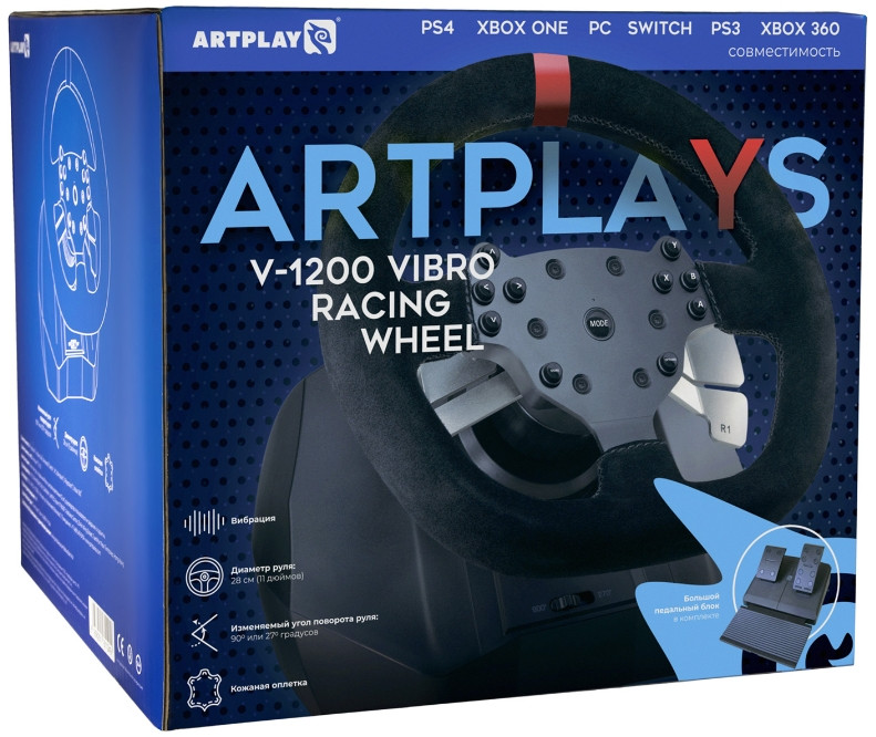  Artplays V-1200 Vibro   Premium Leather Edition  PS4 / PC / Xbox One / Switch