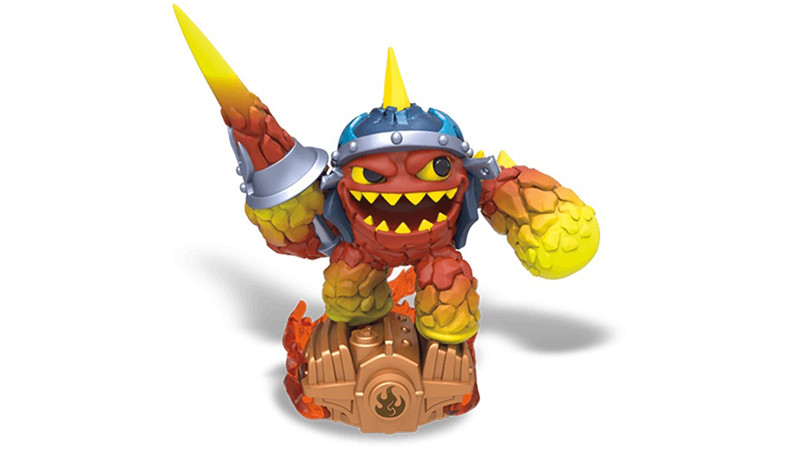 Skylanders SuperChargers. Интерактивная фигурка. Суперзаряд. Lava Lance Eruptor (стихия Fire)