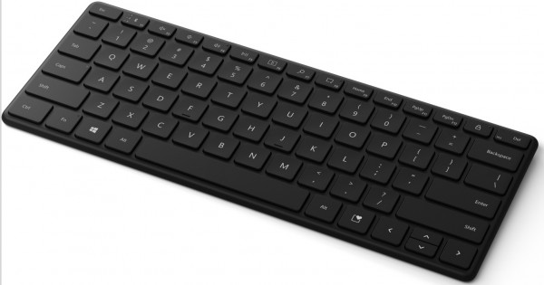 Клавиатура Microsoft Compact Keyboard Bluetooth беспроводная компактная для PC (черный)(21Y-00011)