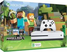  Xbox One S (500GB) +  Minecraft Favorites [ZQ9-00048]