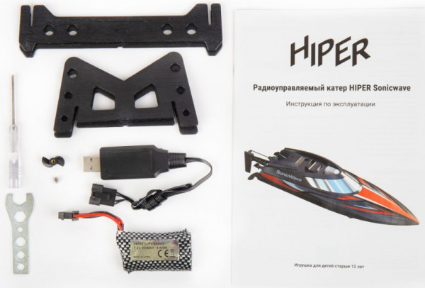Катер радиоуправляемый Hiper Sonicwave (HBT-0030)