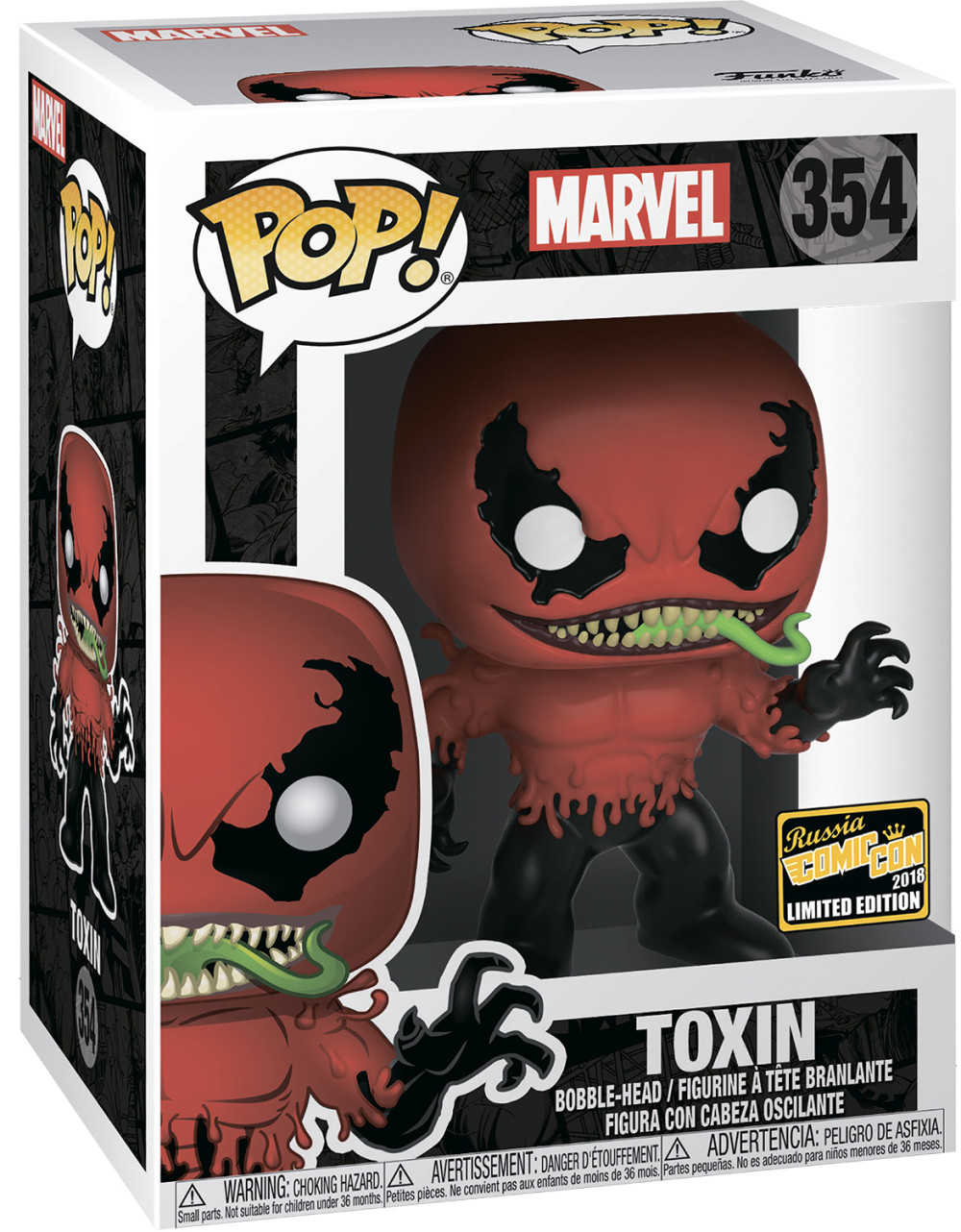  Funko POP: Marvel  Toxin Bobble-Head (9,5 )