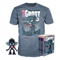 ����� �������� + ������� Funko POP Tees: Marvel � Venomized Groot