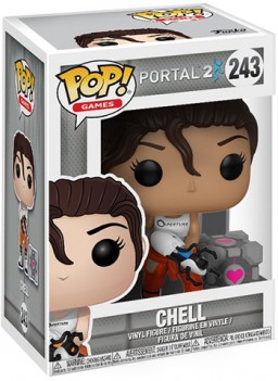  Funko POP Games: Portal 2  Chell With Portal Gun (9,5 )