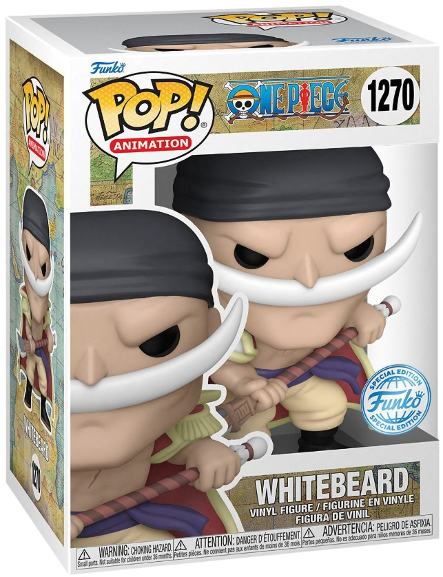 Фигурка Funko POP Animation: One Piece – Whitebeard With Chase Exclusive (15 см)