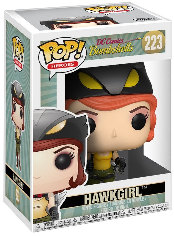 Фигурка Funko POP Heroes: DC Comics Bombshells – Hawkgirl (9,5 см)