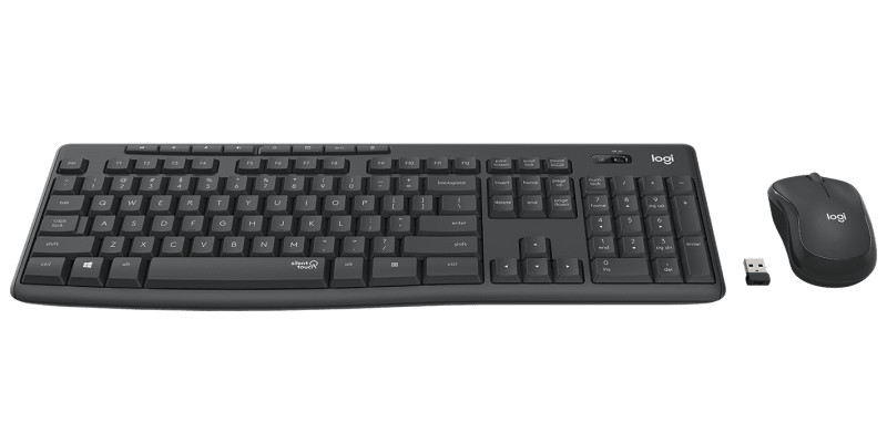  ( + ) Logitech MK295 Silent Combo  PC