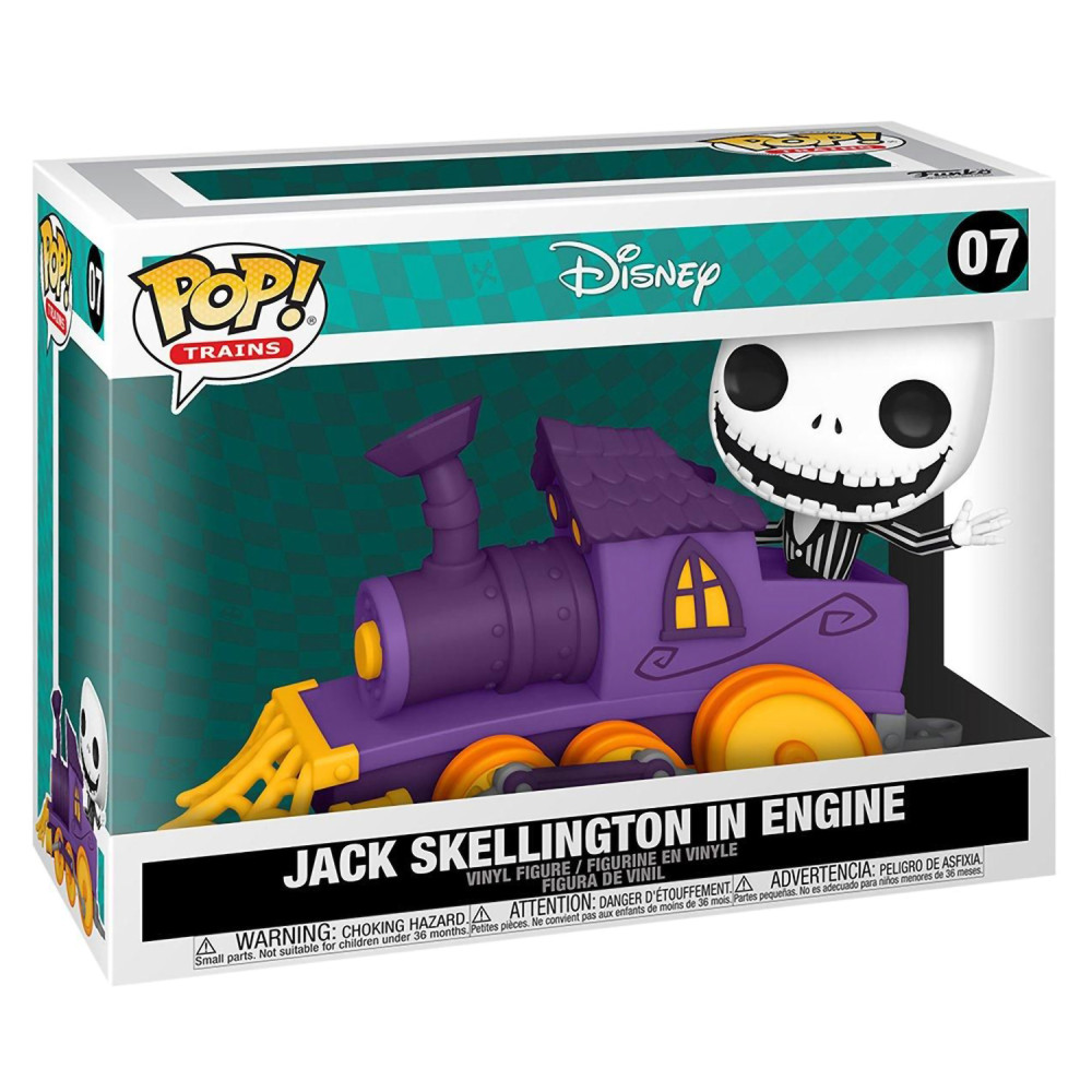 ������� Funko POP Trains: The Nightmare Before Christmas � Jack Skellington In Engine (9,5 ��)