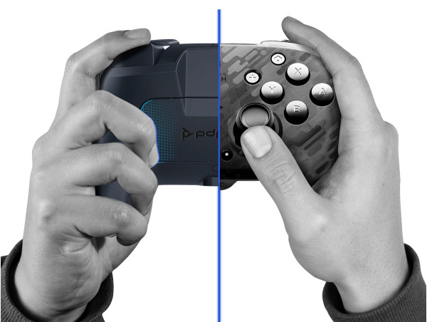 Контроллер Faceoff Camo Black беспроводной для Nintendo Switch (чёрный)