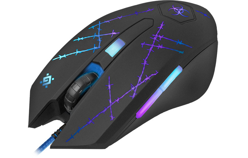 Мышь Defender Forced GM-020L игровая оптическая с подсветкой для PC