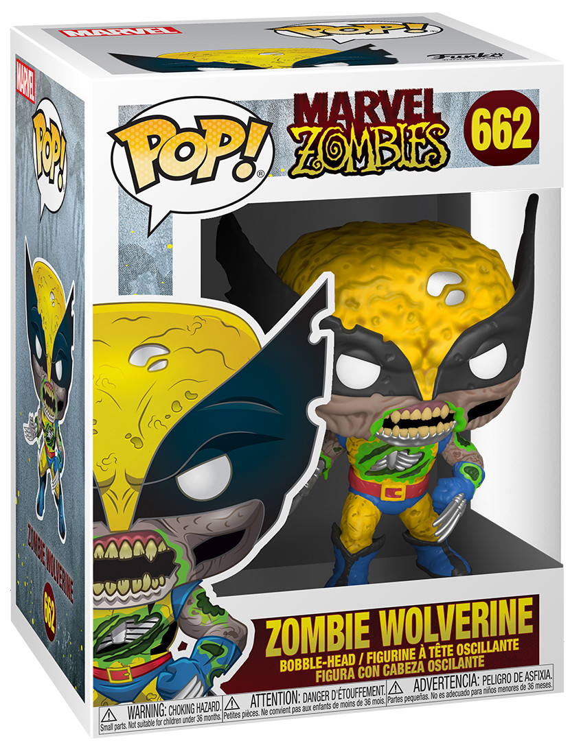  Funko POP Marvel: Zombies  Zombie Wolverine Bobble-Head (9,5 )