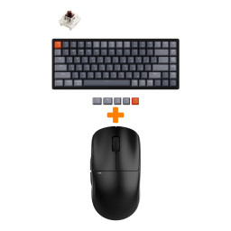 ����� ���� Pulsar X2 Wireless Black + ���������� Keychron K2, RGB  Hot-Swap, Gateron Brown Switch