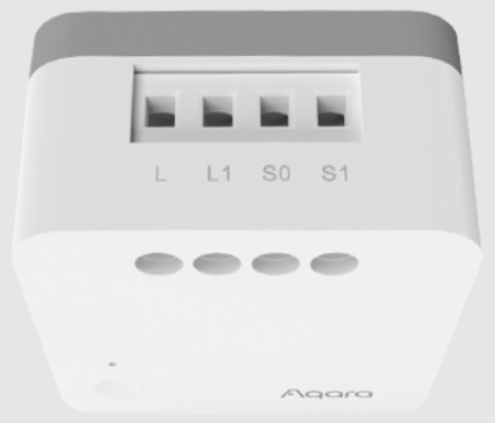 Реле одноканальное (без нейтрали) Aqara Single Switch Module T1 (No Neutral) (белый) (SSM-U02)