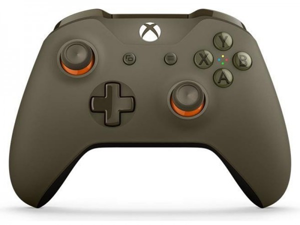 Беспроводной геймпад для Xbox One с 3,5 мм разъемом и Bluetooth (зеленый/оранжевый)