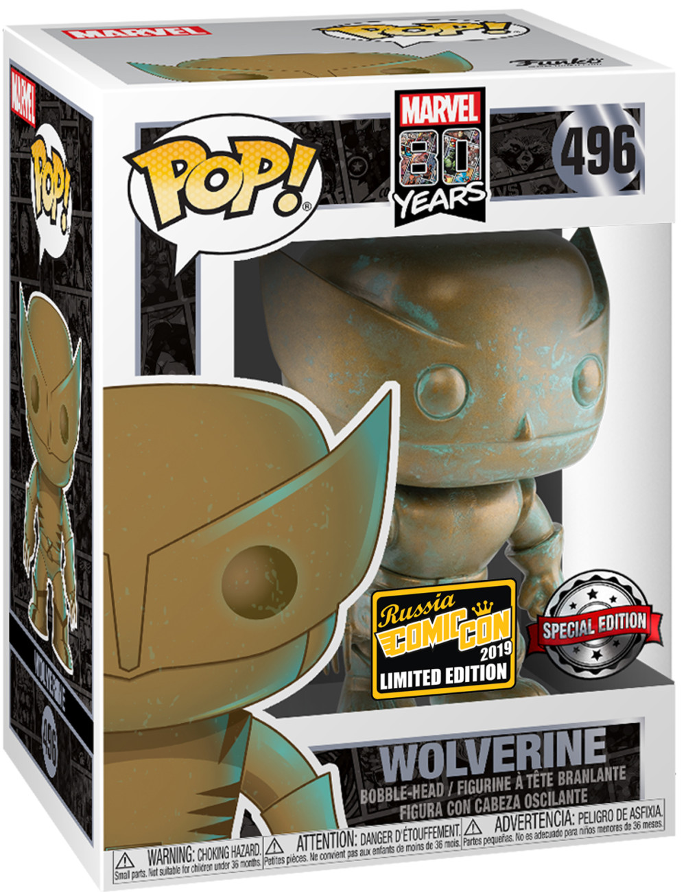  Funko POP: Marvel 80 Years  Wolverine Bobble-Head (9,5 )
