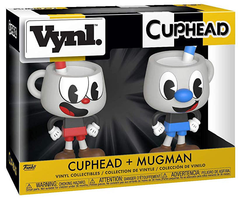  Funko Vynl: Cuphead  Cuphead + Mugman (2-Pack)