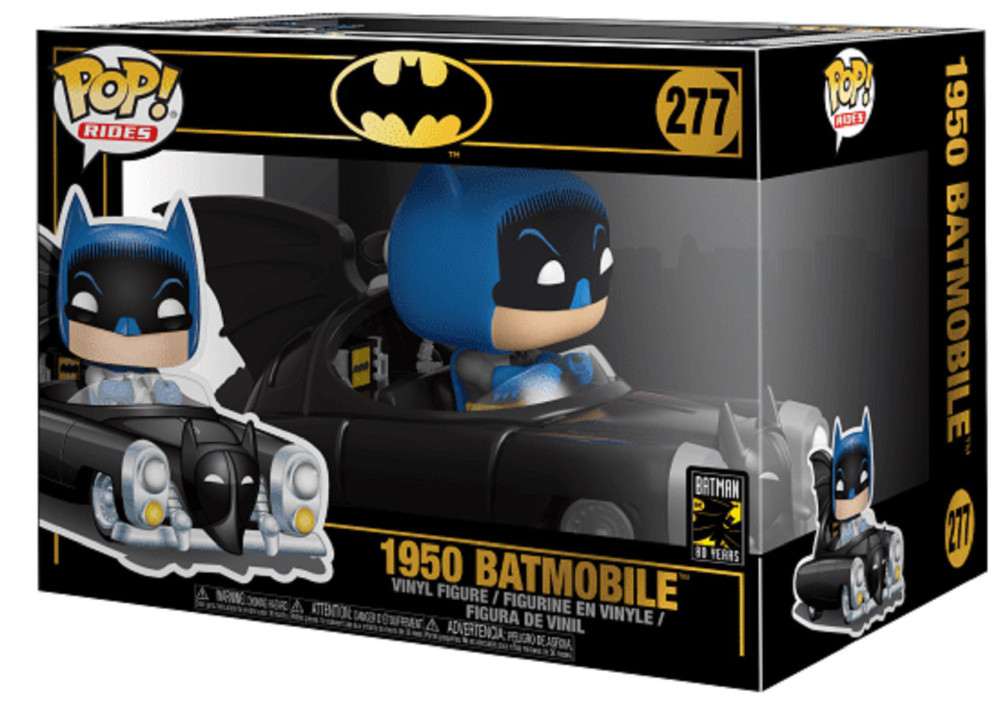  Funko POP Rides: Batman 80 Years  1950 Batmobile Metallic