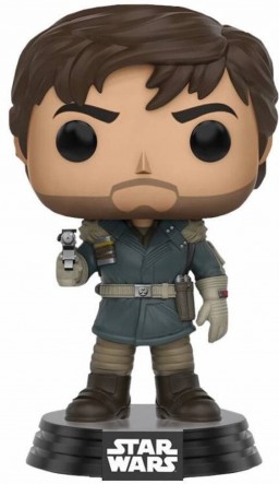  Funko POP: Star Wars Rogue One  Captain Cassian Andor Bobble-Head (9,5 )