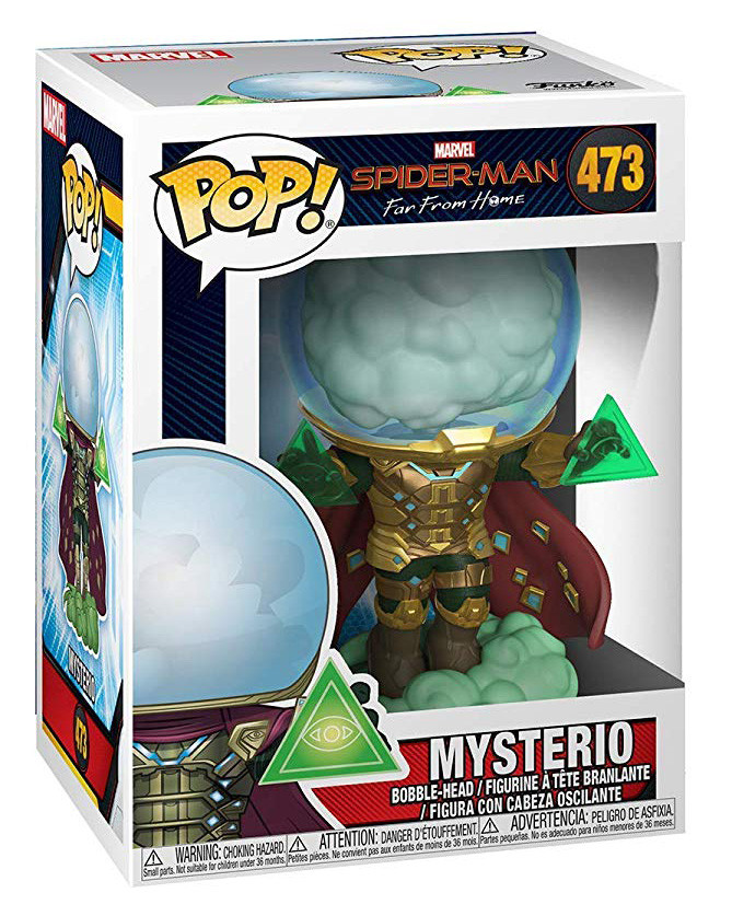  Funko POP: Spider-Man: Far From Home  Mysterio Bobble-Head (9,5 )