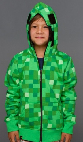   Minecraft. Creeper Premium Zip-up () (XL) (42)