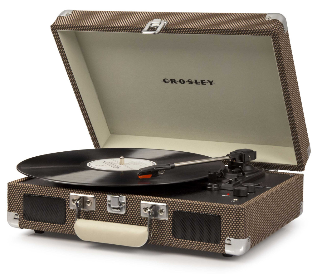   Crosley Cruiser Deluxe Tweed c Bluetooth [CR8005D-TW]