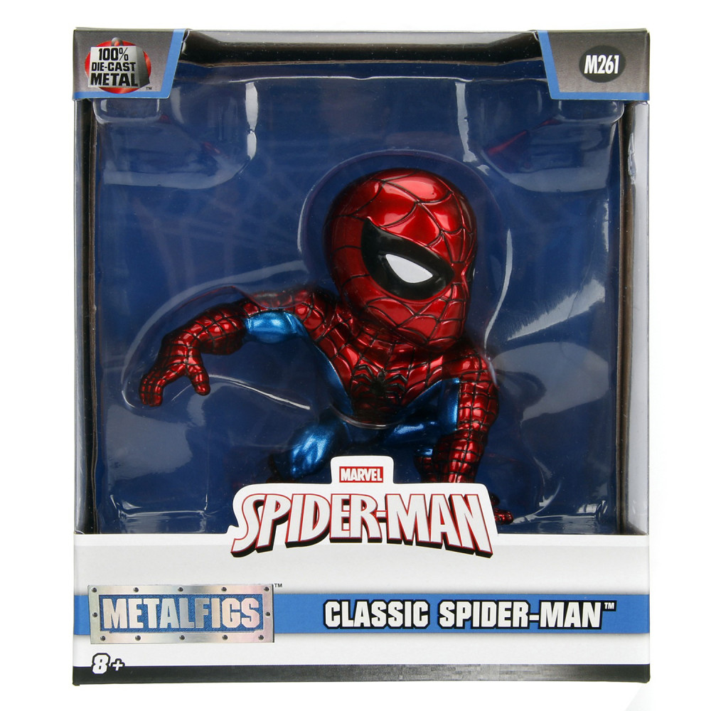  Marvel Spider-Man: Classic Spider-Man  Metalfigs  4"