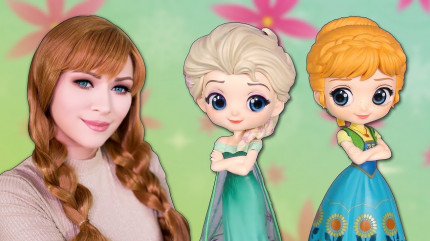 Фигурка Q Posket Disney Characters: Frozen – Anna & Elsa