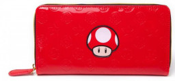  Nintendo: Mushroom Allaround Zipper Bifold