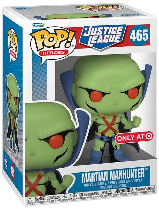 Фигурка Funko POP Heroes: Justice League – Martian Manhunter Exclusive (9,7 см)
