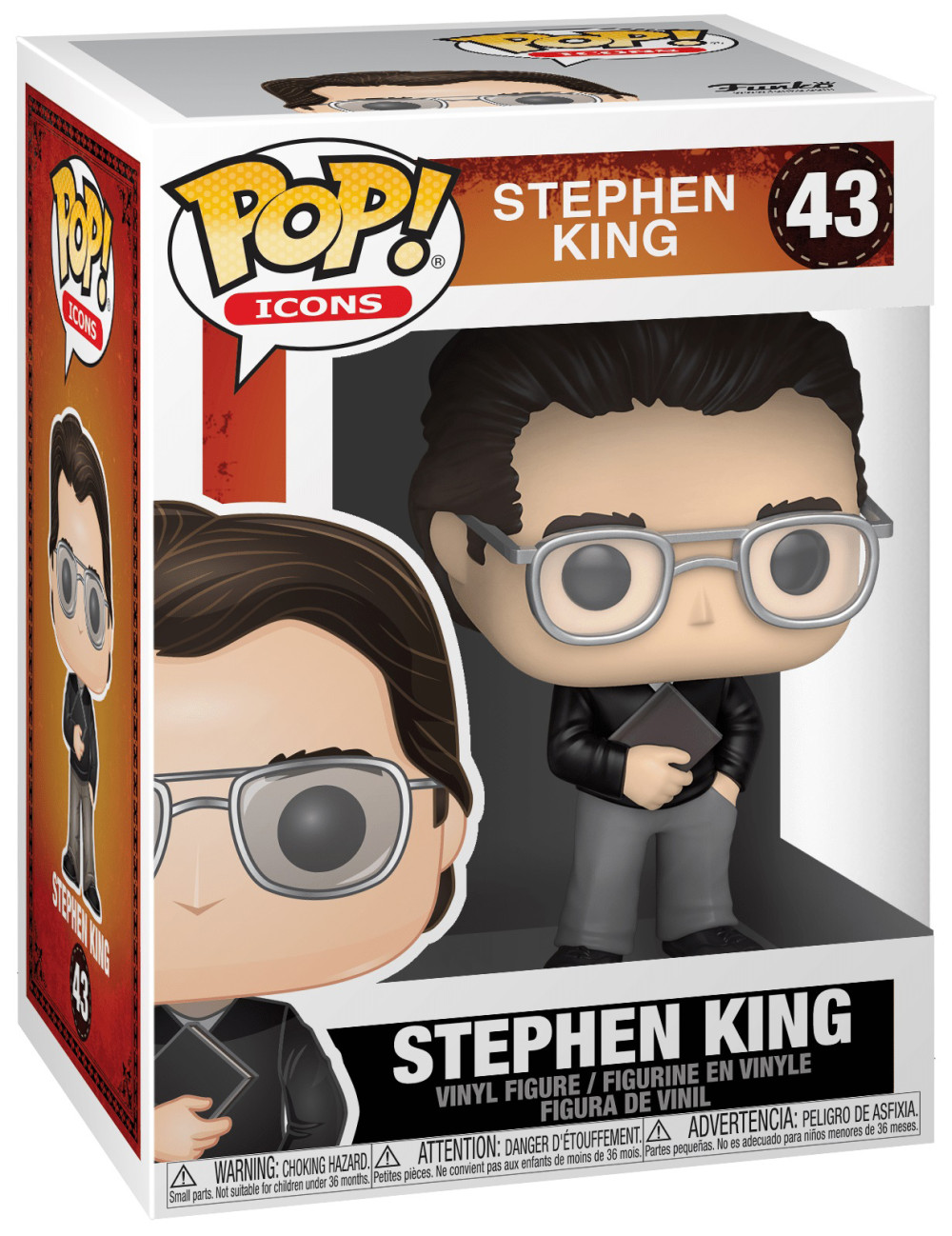 Фигурка Funko POP: Icons – Stephen King (9,5 см)