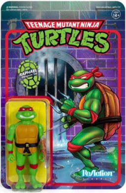  ReAction Figure Teenage Mutant: Ninja Turtles  Raphael (9 )