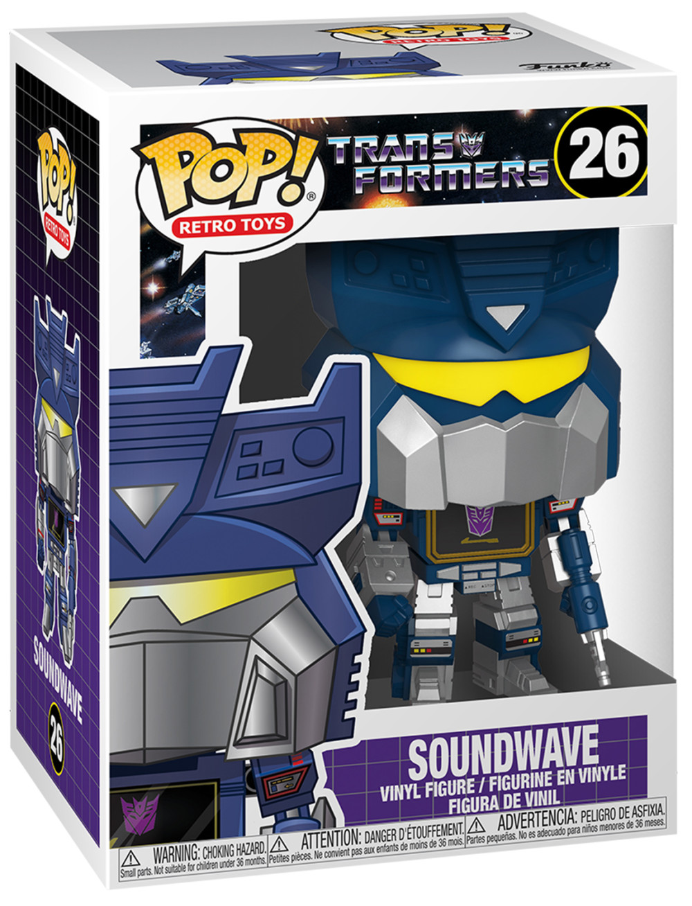 Фигурка Funko POP Retro Toys: Transformers – Soundwave (9,5 см)