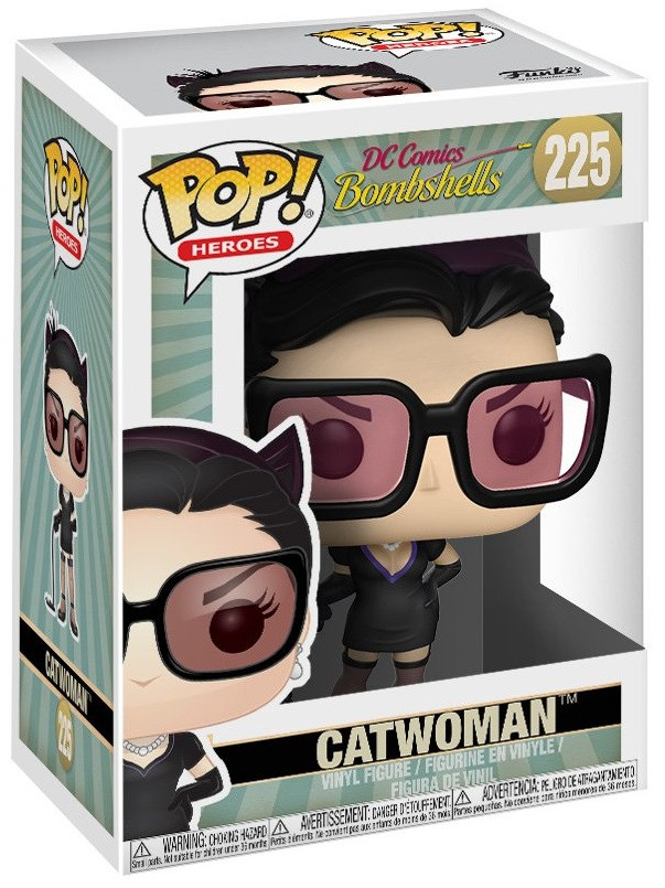 Фигурка Funko POP Heroes: DC Comics Bombshells – Catwoman (9,5 см)
