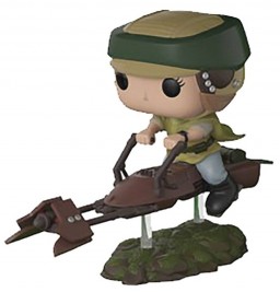  Funko POP: Star Wars  Princess Leia With Speeder Bike (9,5 )