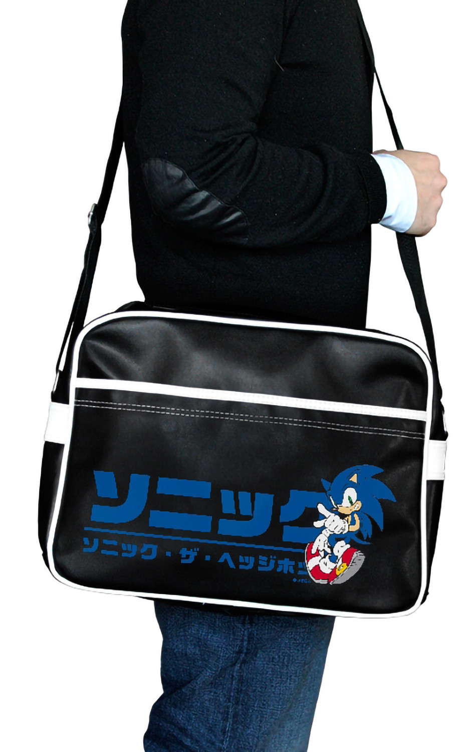 ����� Sonic Japanese logo Messenger Bag