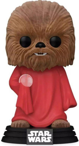  Funko POP: Star Wars: Chewbacca With Robe Flocked Exclusive Bobble-Head (9,5 )